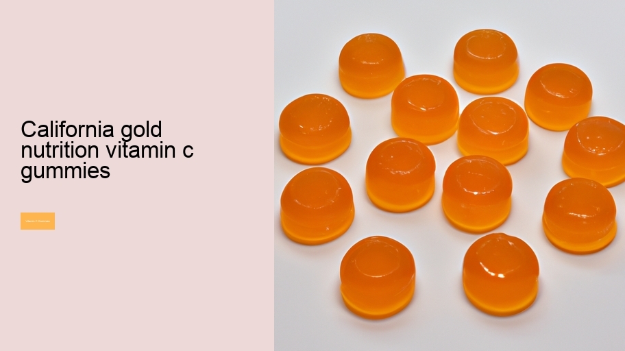 california gold nutrition vitamin c gummies