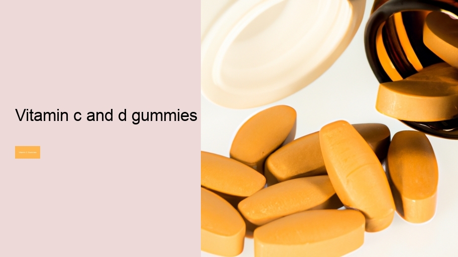 vitamin c and d gummies