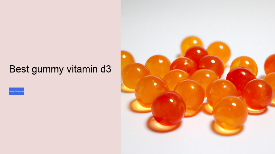 best gummy vitamin d3