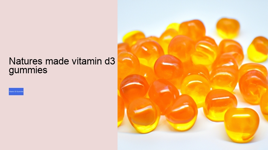 natures made vitamin d3 gummies