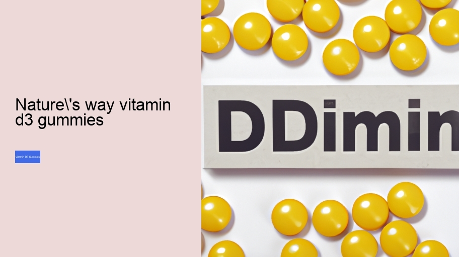nature's way vitamin d3 gummies